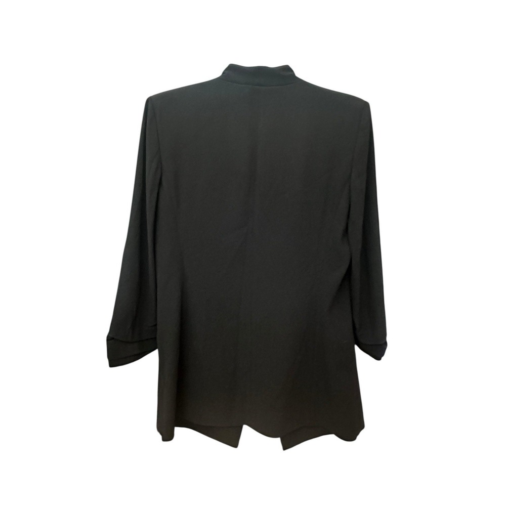 Babaton Black Power Hip Scrunch Sleeve Blazer Women's Size 8 Jacket #A10-6 - Picture 2 of 10